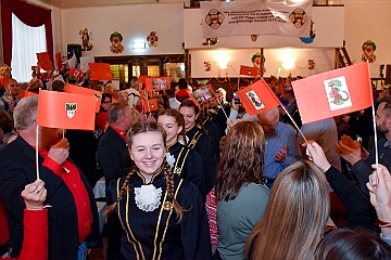 KuerungKinderPr_2020-01-05_07 Sonntag 5. Januar 2020 Im restlos ausverkauften Festsaal, im Hotel Montan, wurden mit einem bunten Rahmenprogramm Kinderprinz Luca II. und Prinzessin Maya I.,...