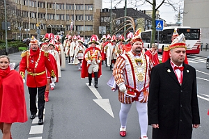 Wecken_Rathaus_2020-02-24_05 Rosenmontag 2020 Das Wecken Sr. Tollität Prinz Sascha I. am WYNDHAM Hotel Duisburger Hof, das Prinzenfrühstück mit geladenen Gästen beim OB Sören Link im...