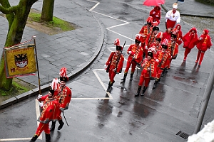 Wecken_Rathaus_2020-02-24_07 Rosenmontag 2020 Das Wecken Sr. Tollität Prinz Sascha I. am WYNDHAM Hotel Duisburger Hof, das Prinzenfrühstück mit geladenen Gästen beim OB Sören Link im...