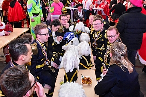 Heerlager_2020-02-24_04 Rosenmontag 2020 Das Wecken Sr. Tollität Prinz Sascha I. am WYNDHAM Hotel Duisburger Hof, das Prinzenfrühstück mit geladenen Gästen beim OB Sören Link im...
