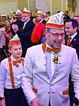 KiPriKuer_2024-01-07_006 7. Januar 2024 im WYNDHAM Hotel DUISBURGER HOF - Die Duisburger Kinderprinzen-Crew hat den Narrenthron erobert und startet in die Session. Im restlos...
