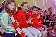 KiPriKuer_2024-01-07_013 7. Januar 2024 im WYNDHAM Hotel DUISBURGER HOF - Die Duisburger Kinderprinzen-Crew hat den Narrenthron erobert und startet in die Session. Im restlos...