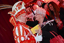 PrinzEmpfang_2024-01-14_08 Empfang se. Tollität Prinz Matthias I. - Tradition. Einen Tag nach der Kürung zur Tollität empfängt diese ein Schar von Gästen im Steinhof. Familien der...