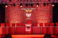 BDJ_2024-01-25_01 Bürger des Jahres 2024 - 50 Jahre „Bürger des Jahres“. Am 25. Januar 2024 wurde im Kultur- und Bürgerzentrum Duisburg-Süd „Steinhof“ Huckingen der Kabarettist...